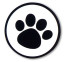 Paw Print Stickers